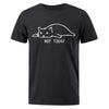 2019 Summer Fashion Not Today Men's T-Shirts Lazy Cat Men T Shirts Sportswear T-Shirt Male Hip Hop T Shirt funny Cotton Tops Tee