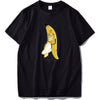 Cool Men T-Shirts EU Size 100% Cotton Funny Banana Design Gift For Man Originality Short Sleeved Summer T Shirt