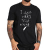 Death Note T shirt I Just Need Your Name Letter Print T-shirt Anime Breathable 100% Cotton Hip Hop Tee Shirt