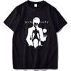 Death Note T shirt I Just Need Your Name Letter Print T-shirt Anime Breathable 100% Cotton Hip Hop Tee Shirt