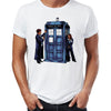 Marvel Men T Shirts X Files Mulder and Scully Tardis Doctor Who Mashup Aliens No Funny Badass High Street Tee Shirts