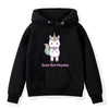 Cute But Psycho Prints Fleece Hoodies Pullover Sweatshirts Casual Hoddies Kids Children Hoody Tracksuit Boys Girls Sportswear