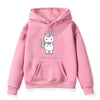 Cute But Psycho Prints Fleece Hoodies Pullover Sweatshirts Casual Hoddies Kids Children Hoody Tracksuit Boys Girls Sportswear