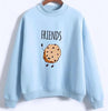 Best Friend Tops Long Sleeve Sweatshirt For Women Snacks Tracksuit Moletom Ladies Fleece BFF Pullover Sister Hoddy Hoodies